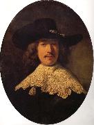 Young Man With a Moustache REMBRANDT Harmenszoon van Rijn
